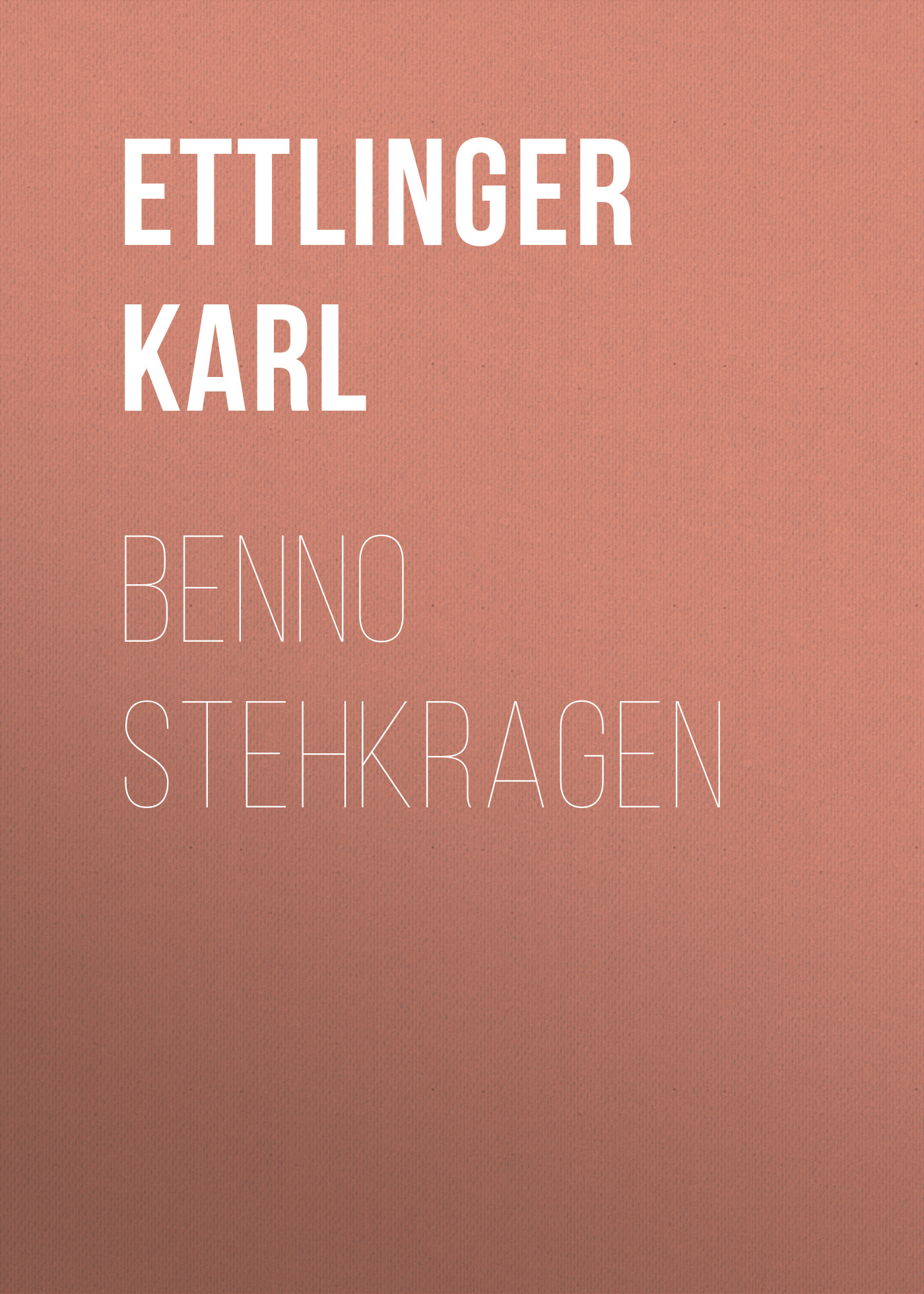 Книга Benno Stehkragen из серии , созданная Karl Ettlinger, может относится к жанру Зарубежная старинная литература, Зарубежная классика, Зарубежная фантастика. Стоимость электронной книги Benno Stehkragen с идентификатором 24714465 составляет 0 руб.