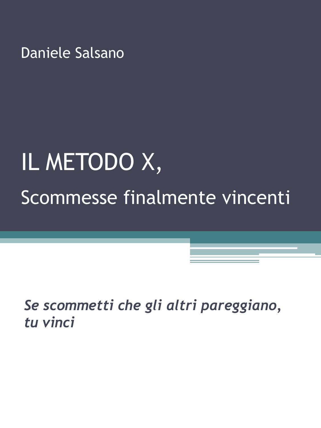 Книга Il Metodo X из серии , созданная Daniele Salsano, может относится к жанру Спорт, фитнес, Хобби, Ремесла. Стоимость электронной книги Il Metodo X с идентификатором 40209263 составляет 527.54 руб.
