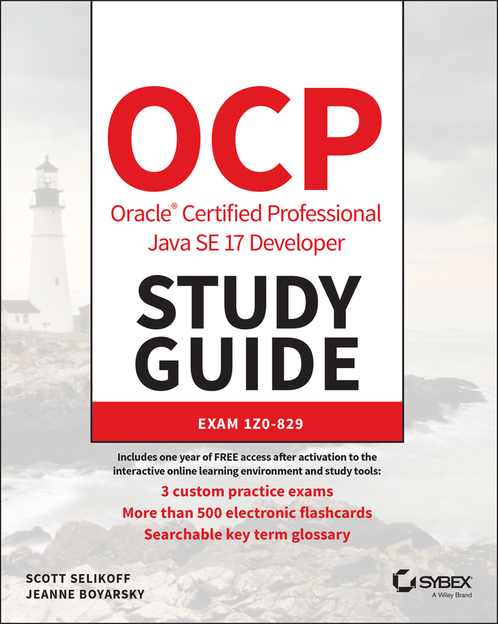 Книга  OCP Oracle Certified Professional Java SE 17 Developer Study Guide созданная Jeanne Boyarsky, Scott Selikoff, Wiley может относится к жанру программы. Стоимость электронной книги OCP Oracle Certified Professional Java SE 17 Developer Study Guide с идентификатором 67365268 составляет 4354.72 руб.