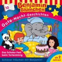 Benjamin Blümchen, Gute-Nacht-Geschichten, Folge 10: Das Schoko-Fest beim Tortenkönig