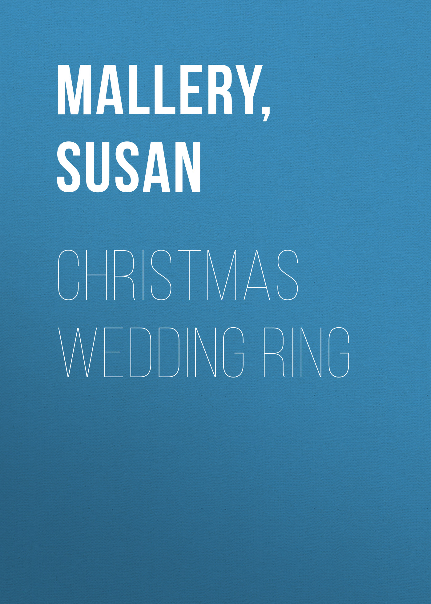 Christmas Wedding Ring