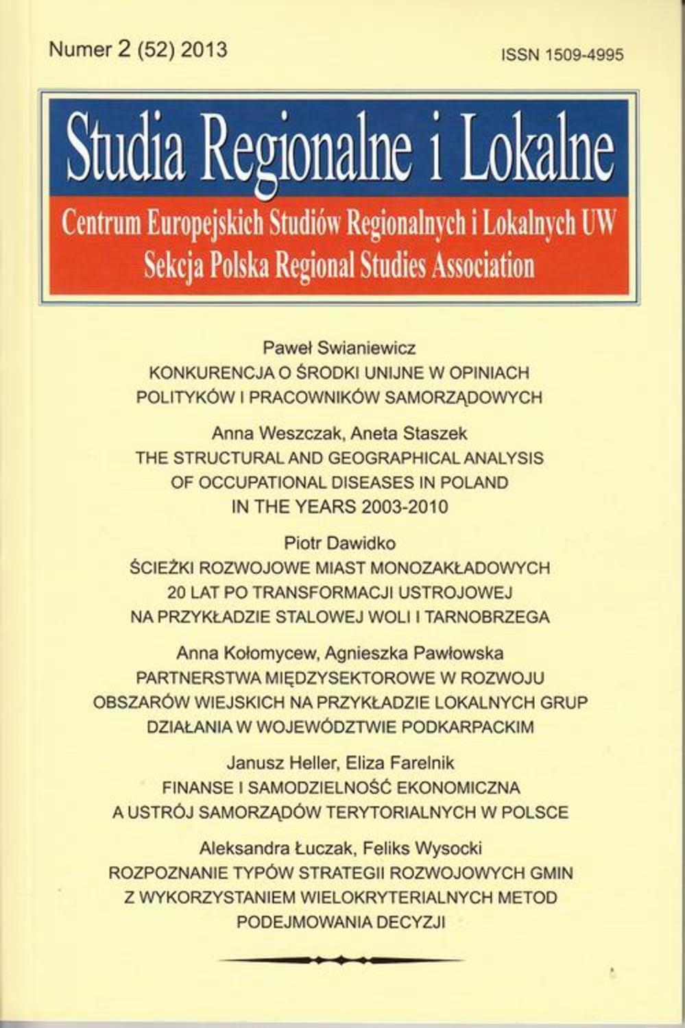 Studia Regionalne i Lokalne nr 2(52)/2013