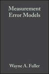 Measurement Error Models