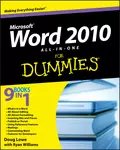 Word 2010 All-in-One For Dummies - Doug  Lowe