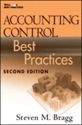 Accounting Control Best Practices - Steven Bragg M.