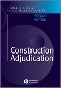 Construction Adjudication - John  Riches