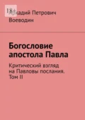 Богословие апостола Павла. Критический взгляд на Павловы послания. Том II - Аркадий Петрович Воеводин