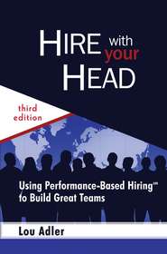 Hire With Your Head. Using Performance-Based Hiring to Build Great Teams