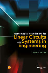 Mathematical Foundations for Linear Circuits and Systems in Engineering