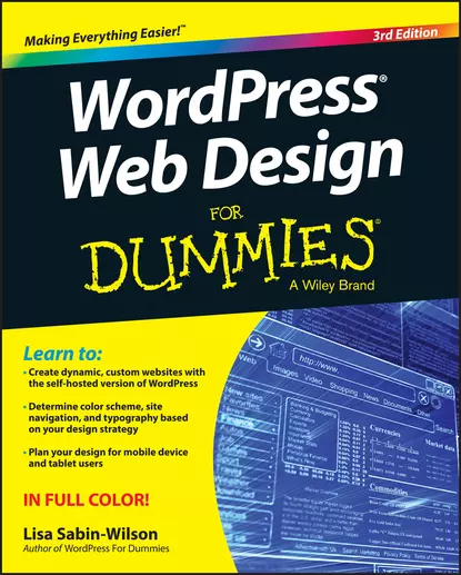 Обложка книги WordPress Web Design For Dummies, Lisa  Sabin-Wilson