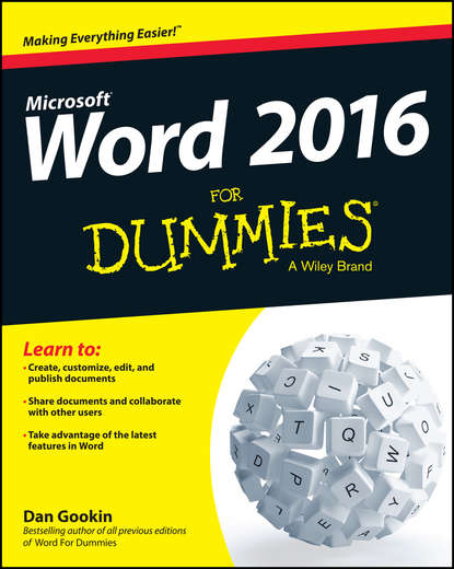 Dan Gookin — Word 2016 For Dummies