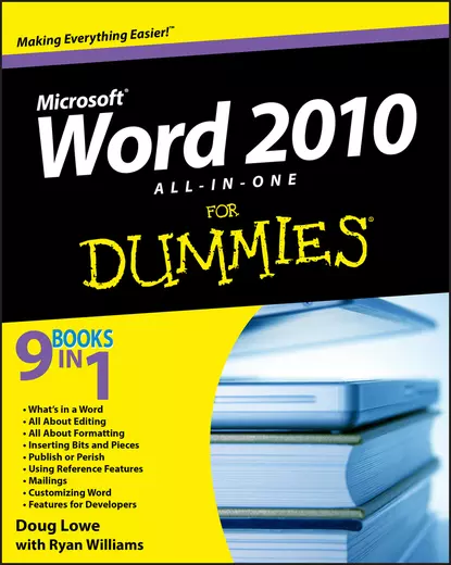 Обложка книги Word 2010 All-in-One For Dummies, Doug  Lowe