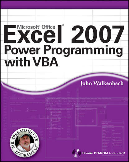 John  Walkenbach - Excel 2007 Power Programming with VBA