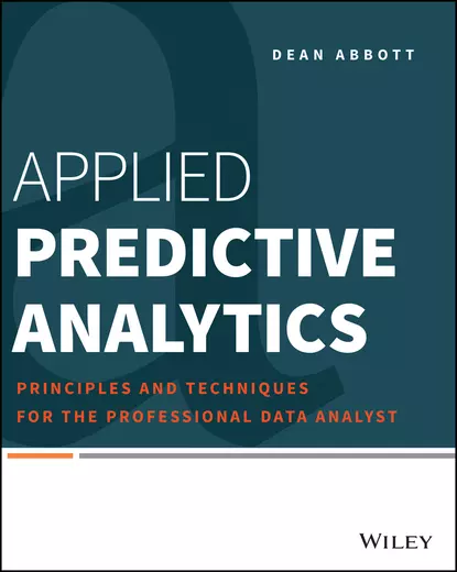 Обложка книги Applied Predictive Analytics, Dean Abbott