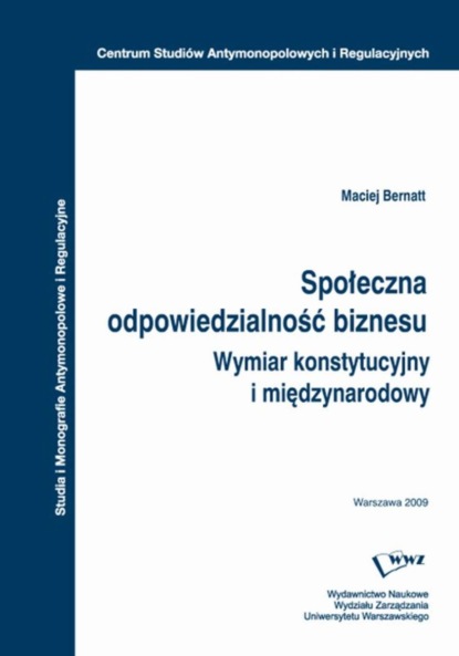 Maciej Bernatt - Społeczna odpowiedzialność biznesu