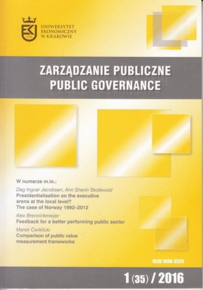 

Zarządzanie Publiczne nr 1(35)/2016