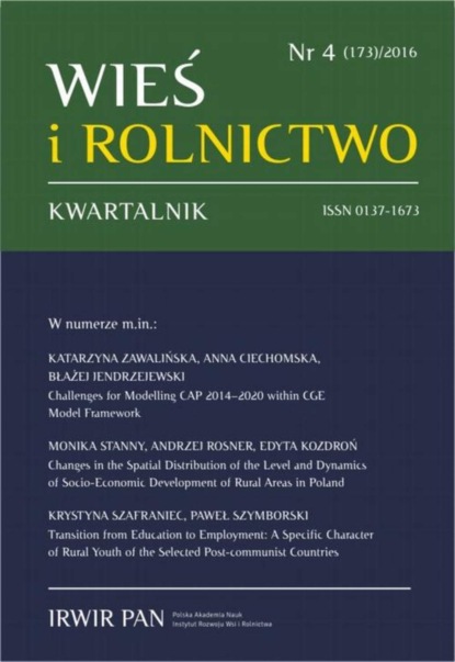 

Wieś i Rolnictwo nr 4(173)/2016