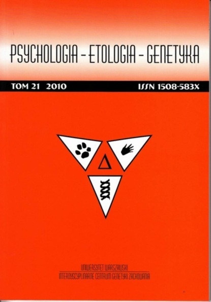

Psychologia-Etologia-Genetyka nr 21/2010