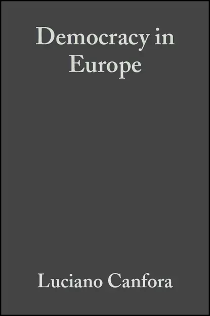 Обложка книги Democracy in Europe, Simon  Jones