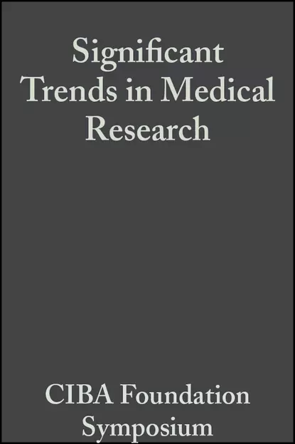 Обложка книги Significant Trends in Medical Research, CIBA Foundation Symposium