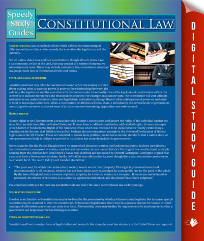 

Constitutional Law