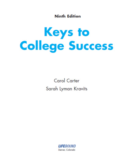 

Keys to College Success