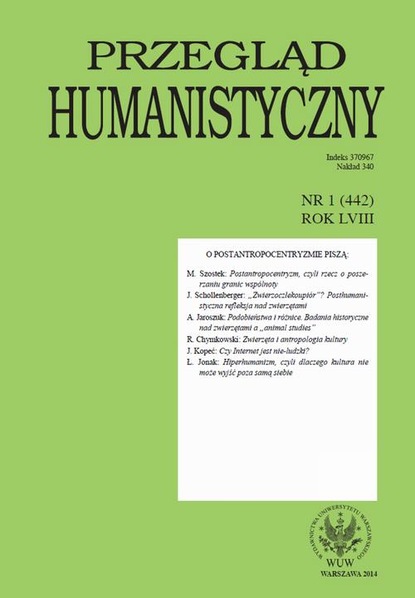 

Przegląd Humanistyczny 2014/1 (442)