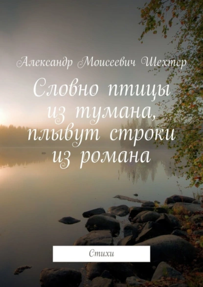 Обложка книги Словно птицы из тумана, плывут строки из романа. Стихи, Александр Моисеевич Шехтер