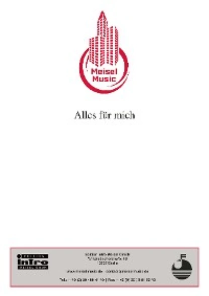 Обложка книги Alles für mich, Will Meisel