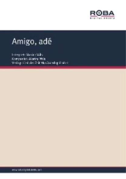 Обложка книги Amigo, adé, Wolfgang Brandenstein