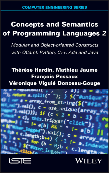 Concepts and Semantics of Programming Languages 2 (Therese Hardin). 