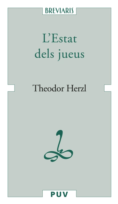 Обложка книги L'Estat dels jueus, Theodor Herzl