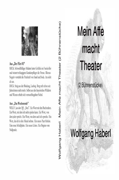 Mein Affe macht Theater (Wolfgang Haberl). 