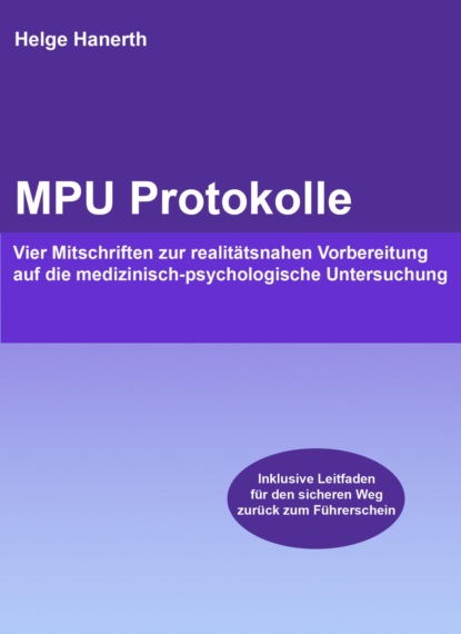 MPU Protokolle (Helge Hanerth). 