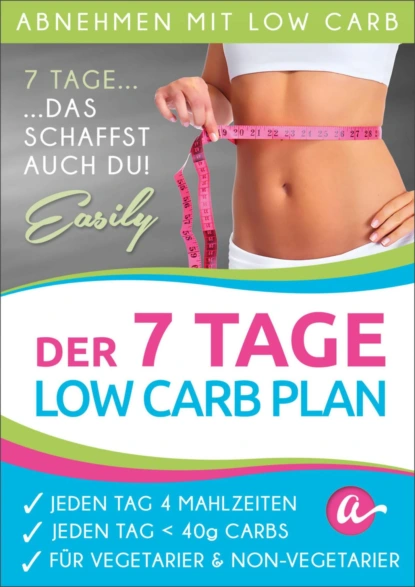 Обложка книги Der 7 Tage Low Carb Plan, Atkins Diaetplan.de