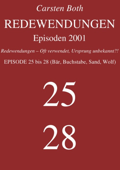 Redewendungen: Episoden 2001