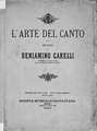 L\'arte del Canto