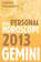 Gemini 2013: Your Personal Horoscope